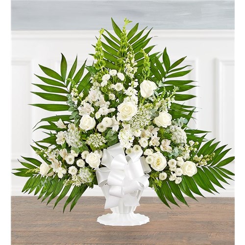 Tranquility Floor Basket™ - All White | Dallas, TX